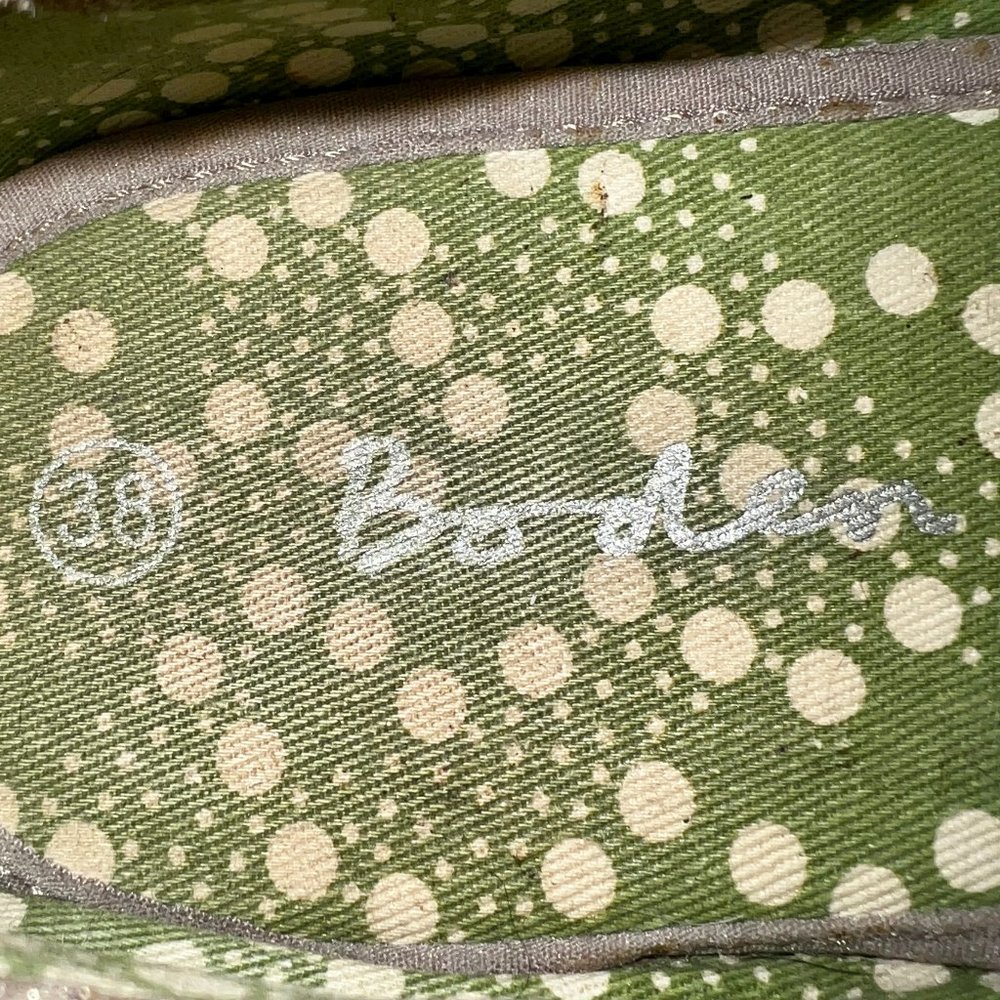 Boden Gold Metallic Canvas Low-Profile Sneakers EU 38 US 7 - Picture 8 of 10